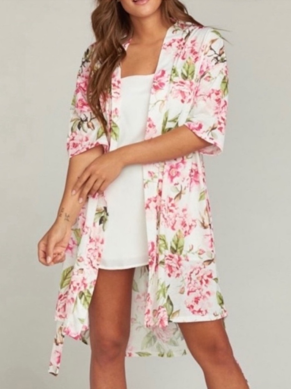 Show Me Your MuMu Floral Duster Cardigan One Size